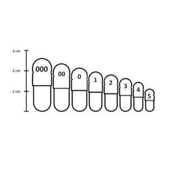 แคปซูลเปล่า HPMC จากพืช (Empty HPMC Capsule) เบอร์ 0/1 · สีใส · 140,000 แคปซูล/ลัง