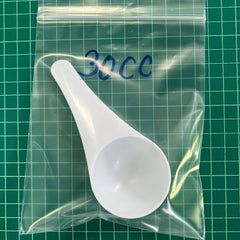 ช้อนตวง PP เกรดอาหาร (PP Measuring Scoop) 30 cc. · 1 ชิ้น
