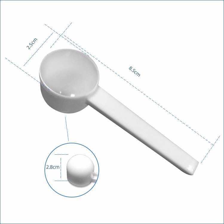 ช้อนตวง PP เกรดอาหาร (PP Measuring Scoop) 5 กรัม · แพ็ค 100 ชิ้น