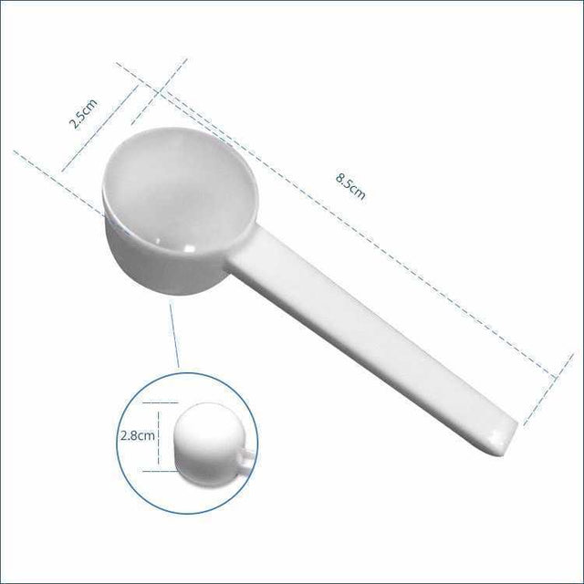 ช้อนตวง PP เกรดอาหาร (PP Measuring Scoop) 5 กรัม · แพ็ค 100 ชิ้น