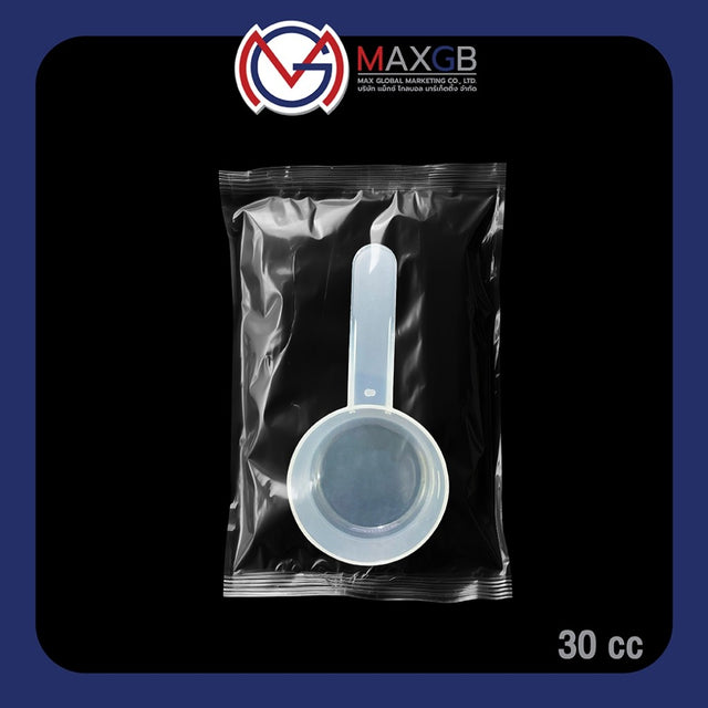 ช้อนตวง PP เกรดอาหาร (PP Measuring Scoop) 30 cc. · หุ้มถุงพลาสติกรายชิ้น · 1 ชิ้น