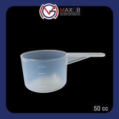 ช้อนตวง PP เกรดอาหาร (PP Measuring Scoop) 50 cc. · หุ้มถุงพลาสติกรายชิ้น · 1 ชิ้น