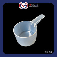 ช้อนตวง PP เกรดอาหาร (PP Measuring Scoop) 50 cc. · หุ้มถุงพลาสติกรายชิ้น · 1 ชิ้น