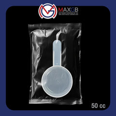 ช้อนตวง PP เกรดอาหาร (PP Measuring Scoop) 50 cc. · หุ้มถุงพลาสติกรายชิ้น · 1 ชิ้น