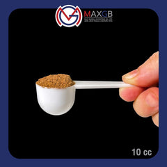 ช้อนตวง PP เกรดอาหาร (PP Measuring Scoop) 5 กรัม · หุ้มถุงพลาสติกรายชิ้น · แพ็ค 50 ชิ้น